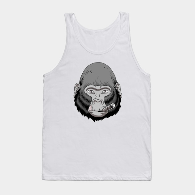 SMILING GORILLA Tank Top by pnoid